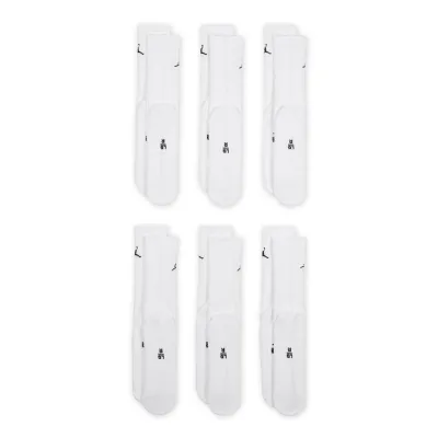 Мужские носки Jordan U J ED CUSH PLY CREW 6PR Белый 42-46 (HV6228-100 42-46) - 2 - Robinzon.ua