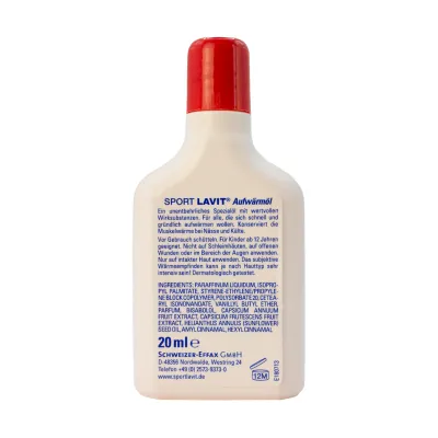 Масло для разогрева мышц Sport Lavit Sportoil Aktiv 20ml Mini - 1 - Robinzon.ua