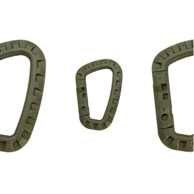 Набір карабінів пластикових Tramp 3 шт green UTRA-304 - 2 - Robinzon.ua