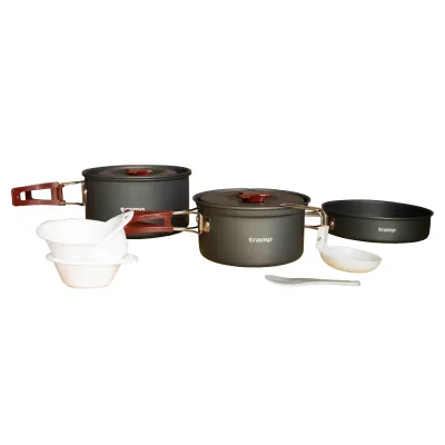 Набір посуду з анодованого алюмінію Tramp UTRC-143 - 1 - Robinzon.ua