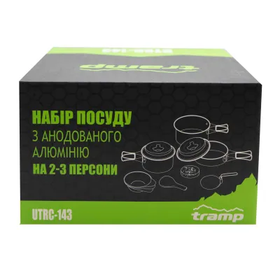 Набір посуду з анодованого алюмінію Tramp UTRC-143 - 5 - Robinzon.ua