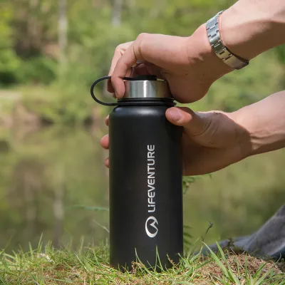 Lifeventure термофляга з нержавіючої сталі 1 л чорна. - 2 - Robinzon.ua