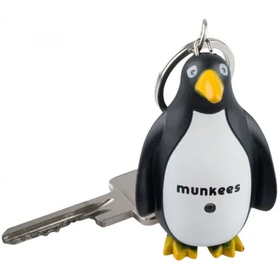 Munkees 1108 брелок-фонарик Penguin LED black-white - 1 - Robinzon.ua