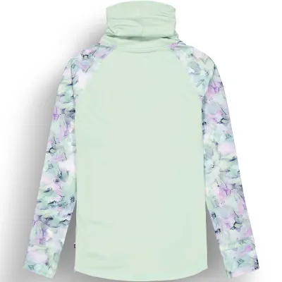 Picture Organic реглан флісовий Pagaya High W розмитий водний принт-илова зелена L. - 3 - Robinzon.ua