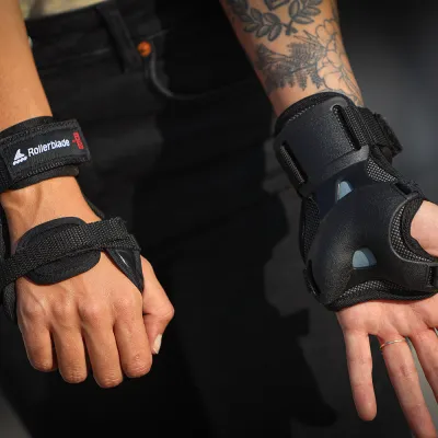 Роликові ковзани захист зап’ястя Skate Gear Wristguard чорний L. - 1 - Robinzon.ua