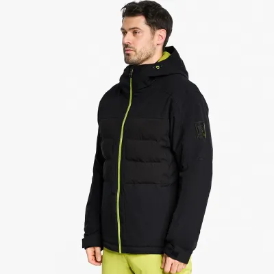 Ziener куртка лижна Tarlo 2026 чорна-електричний зелений 48. - 1 - Robinzon.ua