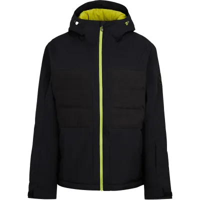 Ziener куртка лижна Tarlo 2026 чорна-електричний зелений 48. - 2 - Robinzon.ua