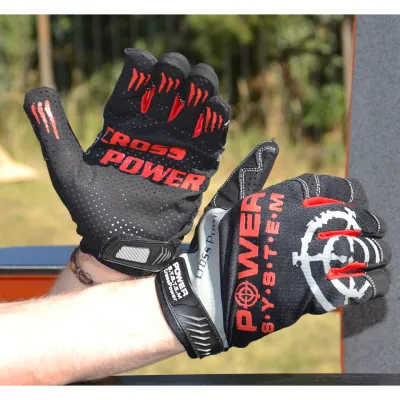 Рукавички для кросфіту з довгим пальцем Power System PS-2860 Cross Power Black/Red M - 6 - Robinzon.ua