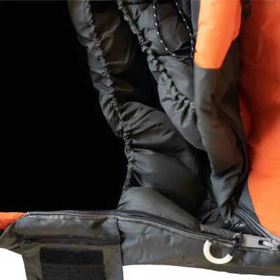 Спальный мешок Tramp Boreal Long кокон правый orange/grey 225/80-55 UTRS-061L - 6 - Robinzon.ua