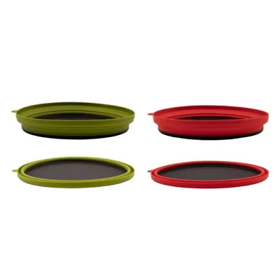 Тарілка Tramp пласка силіконова з пластиковим дном олива 1070 мл TRC-124 - 4 - Robinzon.ua