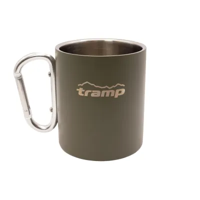 Термокухоль з карабіном Tramp 350 мл олива UTRC-122-olive - 1 - Robinzon.ua