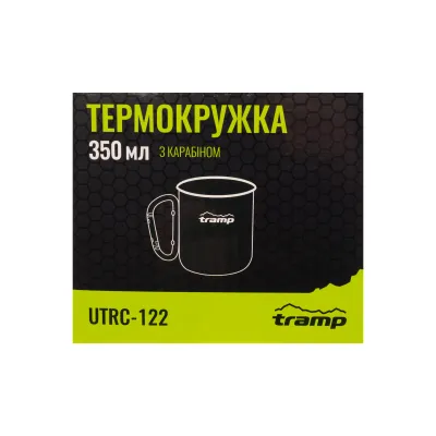 Термокухоль з карабіном Tramp 350 мл олива UTRC-122-olive - 2 - Robinzon.ua