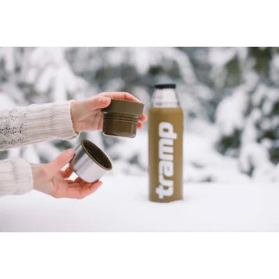 Термос Tramp Expedition Line 0,9 л оливковый TRC-027-olive - 5 - Robinzon.ua