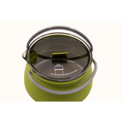 Чайник Tramp силіконовий з металевим дном 1л олива TRC-125 - 3 Чайник Tramp силіконовий з металевим дном 1л олива TRC-125 - 3 - Robinzon.ua