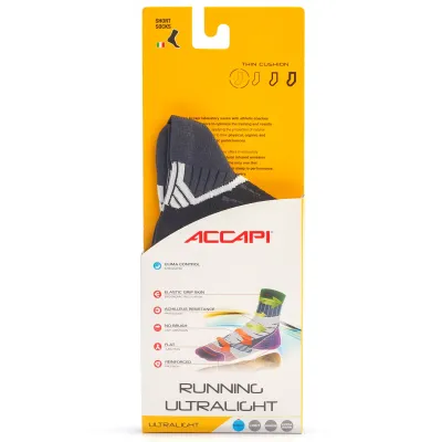 Термоноски Accapи Running UltraLight, Black, 42-44 (ACC H1308.999-III) - 2 - Robinzon.ua