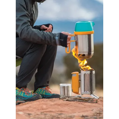 Набір чайник з френч-пресом Biolite Campstove KettlePot & Coffee Set (BLT BNA0101) - 6 - Robinzon.ua