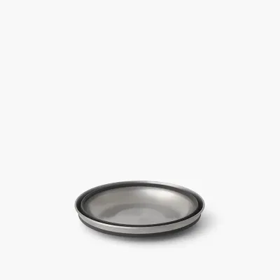 Миска складна Sea to Summit Detour Stainless Steel Collapsible Bowl, Beluga Black, M (STS ACK039011-050101) - 1 - Robinzon.ua