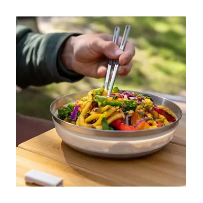 Миска складна Sea to Summit Detour Stainless Steel Collapsible Bowl, Moonstruck Grey, L (STS ACK039011-061806) - 3 - Robinzon.ua