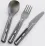 Набір столових приборів Sea to Summit Frontier UL Cutlery Set, виделка, ніж, ложка (STS ACK034021-121702) - 3 - Robinzon.ua
