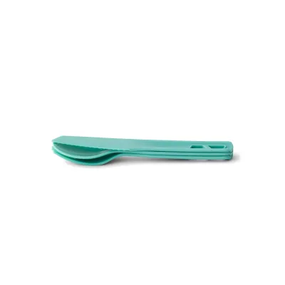 Набір столових приборів Sea to Summit Passage Cutlery Set, 3 Piece, Aqua Sea Blue (STS ACK035021-120207) - 1 - Robinzon.ua