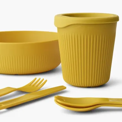 Набір посуду Sea to Summit Passage Dinnerware Set, 1P, 6 Piece, Arrowwood Yellow (STS ACK037051-120913) - 1 - Robinzon.ua