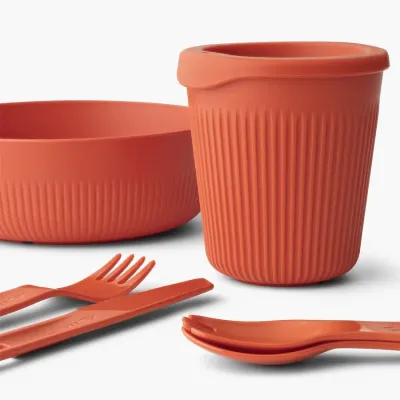 Набір посуду Sea to Summit Passage Dinnerware Set, 1P, 6 Piece, Spicy Orange (STS ACK037051-120816) - 1 - Robinzon.ua