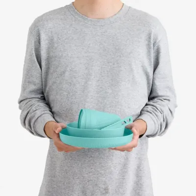 Набір посуду Sea to Summit Passage Dinnerware Set, 1P, 7 Piece, Aqua Sea Blue (STS ACK037051-120219) - 3 - Robinzon.ua