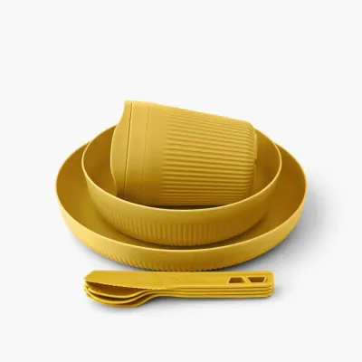 Набір посуду Sea to Summit Passage Dinnerware Set, 1P, 7 Piece, Arrowwood Yellow (STS ACK037051-120917) - 2 - Robinzon.ua