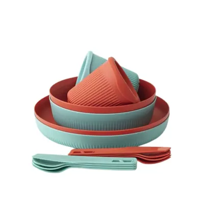 Набір посуду Sea to Summit Passage Dinnerware Set, 2P, 14 Piece, Spicy Orange/Aqua Sea Blue (STS ACK037051-122123) - 1 Набір посуду Sea to Summit Passage Dinnerware Set, 2P, 14 Piece, Spicy Orange/Aqua Sea Blue (STS ACK037051-122123) - 1 - Robinzon.ua