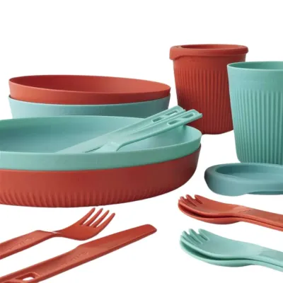 Набір посуду Sea to Summit Passage Dinnerware Set, 2P, 14 Piece, Spicy Orange/Aqua Sea Blue (STS ACK037051-122123) - 2 Набір посуду Sea to Summit Passage Dinnerware Set, 2P, 14 Piece, Spicy Orange/Aqua Sea Blue (STS ACK037051-122123) - 2 - Robinzon.ua