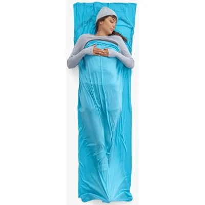 Вкладыш в спальник Sea to Summit Breeze Sleeping Bag Liner, Rectangular w/ Pillow Sleeve, Blue Atoll (STS ASL031081-250207) - 1 - Robinzon.ua