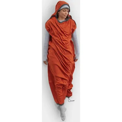 Вкладыш в спальник Sea to Summit Reactor Fleece Sleeping Bag Liner, Picante Red, Standart, Mummy w/ Drawcord, 198 см (STS ASL031031-191904) - 5 - Robinzon.ua