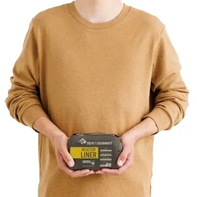 Вкладиш в спальник Sea to Summit Reactor Sleeping Bag Liner, Beluga Black, Standart, Mummy, 198 см (STS ASL031061-190105) - 1 - Robinzon.ua