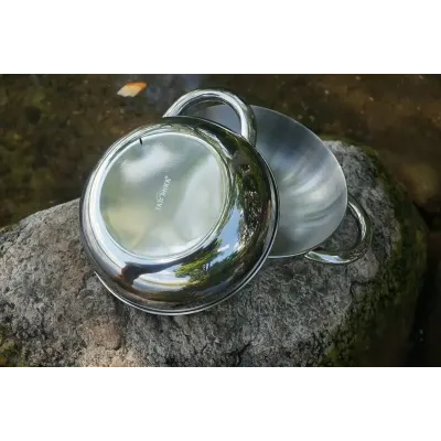 Миска з ручкою Tatonka Bowl With Grip, М, Silver (TAT 4033.000) - 4 - Robinzon.ua