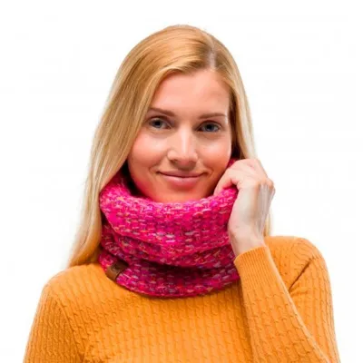 Шарф-труба Buff Knitted & Fleece Neckwarmer Grete, Pink (BU 123519.538.10.00) - 1 Шарф-труба Buff Knitted & Fleece Neckwarmer Grete, Pink (BU 123519.538.10.00) - 1 - Robinzon.ua