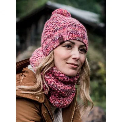 Шапка Buff Knitted & Polar Hat Margo, Maroon (BU 113513.632.10.00) - 1 - Robinzon.ua