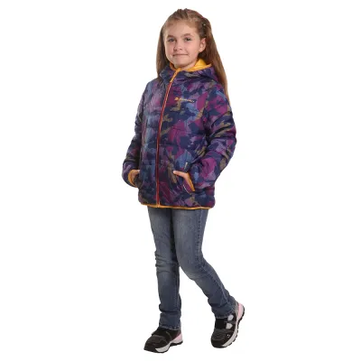 Детская двусторонняя зимняя куртка Alpine Pro MICHRO, Yellow, 104-110 (KJCY254235PB 104-110) - 4 - Robinzon.ua