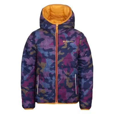 Детская двусторонняя зимняя куртка Alpine Pro MICHRO, Yellow, 104-110 (KJCY254235PB 104-110) - 5 - Robinzon.ua