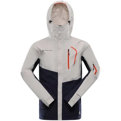 Мембранна чоловіча куртка Alpine Pro IMPEC, beige/blue, M (MJCA593128 M) - 1 - Robinzon.ua