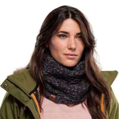 Шарф-труба Buff Knitted Wrap Agna, Black (BU 117931.999.10.00) - 1 Шарф-труба Buff Knitted Wrap Agna, Black (BU 117931.999.10.00) - 1 - Robinzon.ua