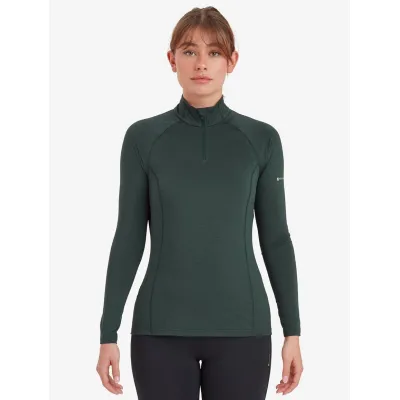 Термофутболка MONTANE Female Dart XT Zip Neck Зелений XS/8/36 - 1 - Robinzon.ua