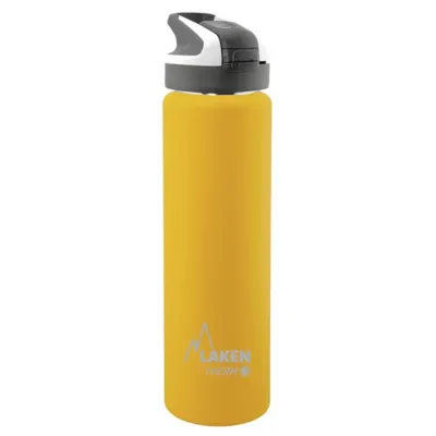 Термопляшка LAKEN Summit Thermo Bottle 0,75L Чорний - 1 - Robinzon.ua