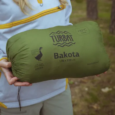 Пуховое одеяло Turbat Bakota green - зелений - 6 - Robinzon.ua