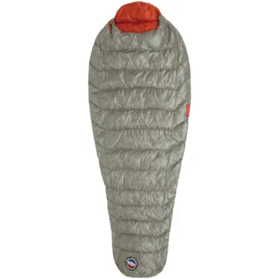 Спальник Big Agnes Pluton UL 40 (850 DownTek) Long gray/pumpkin - Left Zip - 1 - Robinzon.ua