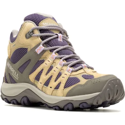 Ботинки женские Merrell ACCENTOR 3 MID WP 38.5 - желтый/коричневый, треккинговые - 036.0555 - 2 - Robinzon.ua