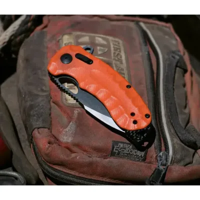 Розкладний ніж SOG Kiku XR LTE, Orange (SOG 12-27-03-57) - 5 - Robinzon.ua