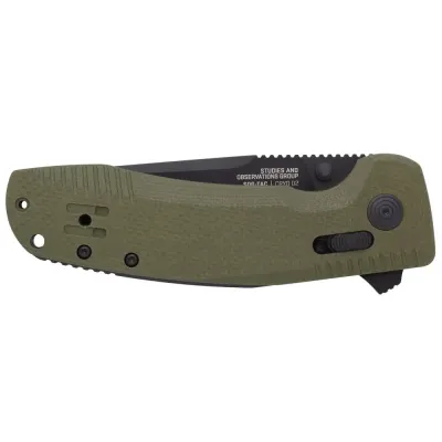 Складной нож SOG TAC XR, OD Green/Straight Edge (SOG 12-38-02--41) - 6 Складной нож SOG TAC XR, OD Green/Straight Edge (SOG 12-38-02--41) - 6 - Robinzon.ua