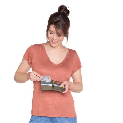 Гаманець Tatonka Card Holder 12 RFID 8, Olive (TAT 3003.331) - 4 - Robinzon.ua