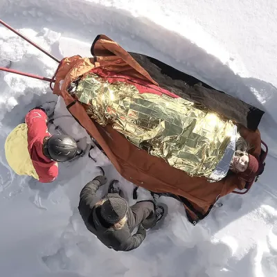 Термоковдра рятувальна Tatonka Rettungsdecke, Gold (TAT 2985.028) - 1 - Robinzon.ua