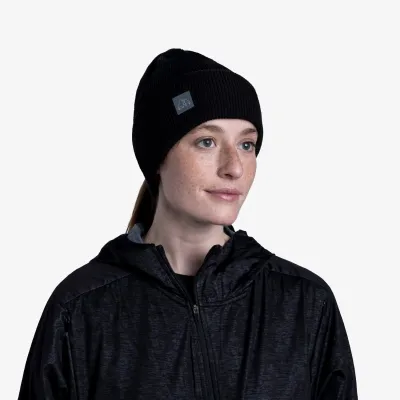 Шапка Buff Crossknit Hat, Solid Black (BU 126483.999.10.00) - 1 Шапка Buff Crossknit Hat, Solid Black (BU 126483.999.10.00) - 1 - Robinzon.ua